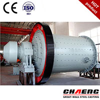 How does gear ring drive slag ball mill work?