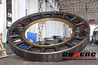 Great Wall Steel Casting Company：How much is the largest size of gear ring we customized ?