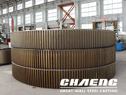 The manufacturer of large casting girth gear - CHAENG