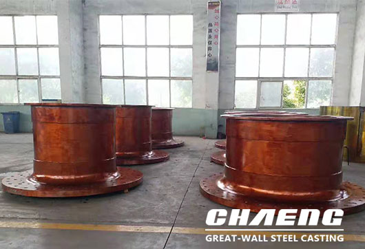 Casting trunnion of ball mill