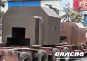 What inspections should be done for the internal quality of large steel castings