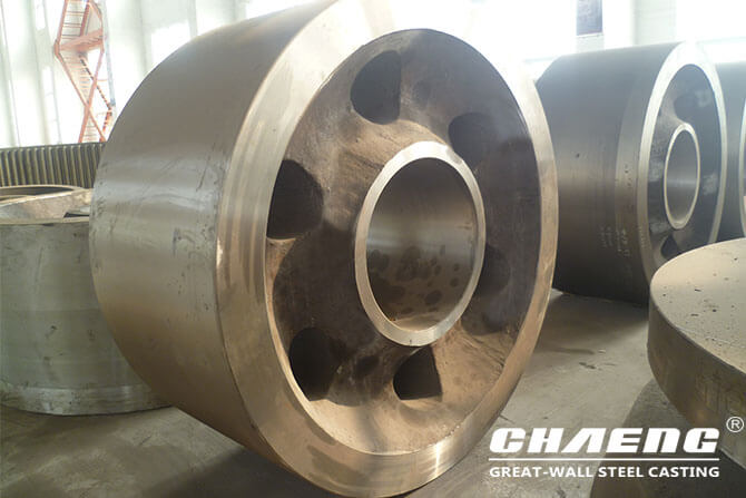 steel casting rotary kiln support roller