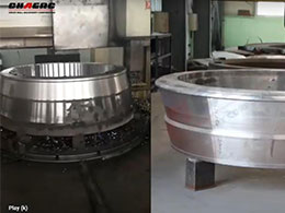 Custom casting parts for rotary kiln, ball mill, vertical mill