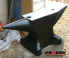 why is steel anvil block so shaped?