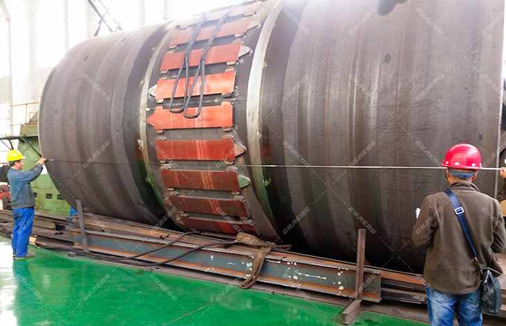 CHAENG rotary kiln shell segments serve for large cement companies