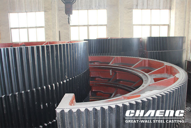 rotary kiln girth gear manufacturer