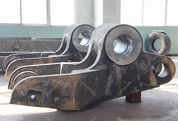 Forging machine clamp arm