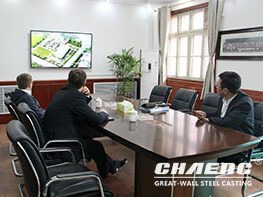 Russian customers visiting to CHAENG workshops