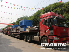 Delivery photos of vertical roller mill spare parts to Indonesia