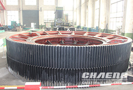 Turkey company purchased 7.3m large girth gear from CHAENG