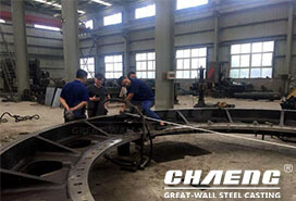 Chile copper company cooperated with CHAENG for 5.8m girth gear