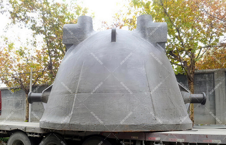 Five CHAENG slag pots sent to Italy in November